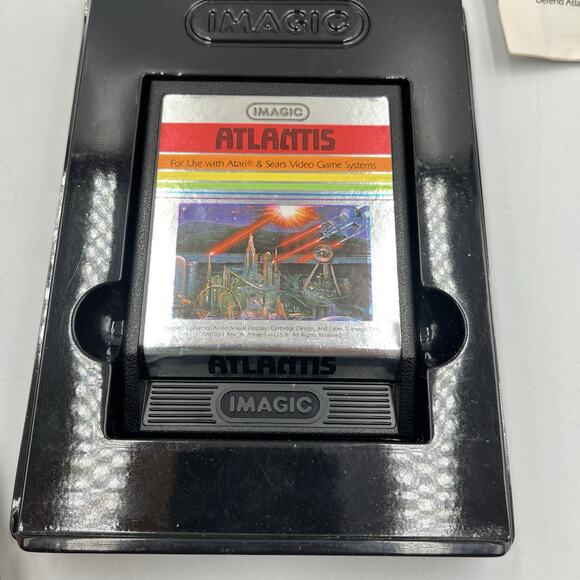 Atlantis (Atari 2600, Image 1982, IA3203) Complete In Box! Tested 100%! - Picture 11 of 11